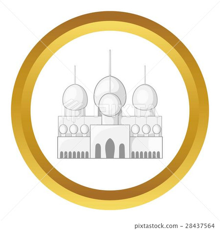 Mosque in UAE vector icon 28437564