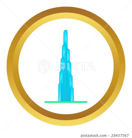 Burj Khalifa vector icon 28437567