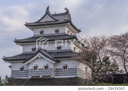 Third floor tower of Shibata field of spring 28439365