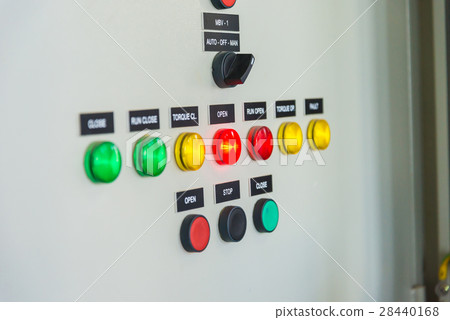 Control panel in the factory Control panel in the factory 28440168
