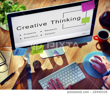 Creative Thinking Startup Strategy Goals Concept Creative Thinking Startup Strategy Goals Concept 28440326