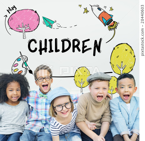 Children Imagination Learning Icon Concept Children Imagination Learning Icon Concept 28440603