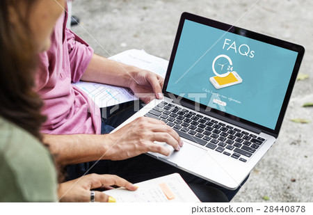 Customer Service Contact Us Support Information Concept 28440878