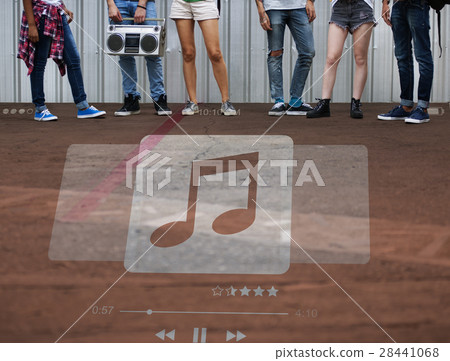 Music Video Player Multimedia Concept Music Video Player Multimedia Concept 28441068