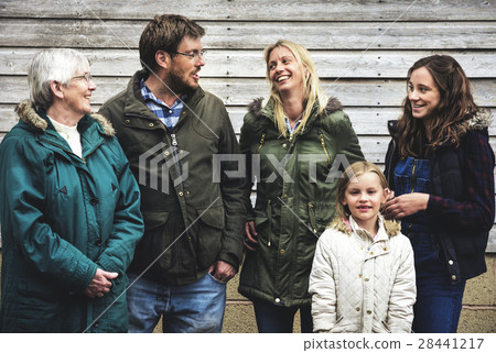 Family Generations Parenting Togetherness Relaxation Concept 28441217