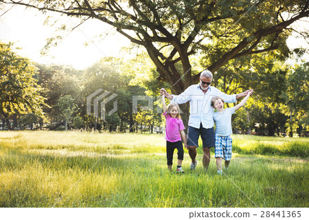 Family Generations Parenting Togetherness Relaxation Concept 28441365