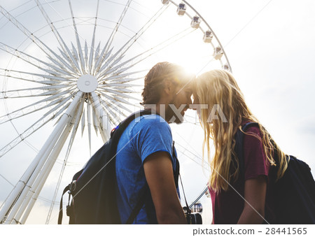 Couple staring at each other carousel background Couple staring at each other carousel background 28441565