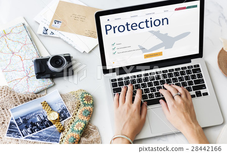 Travel Aviation Insurance Website Concept Travel Aviation Insurance Website Concept 28442166