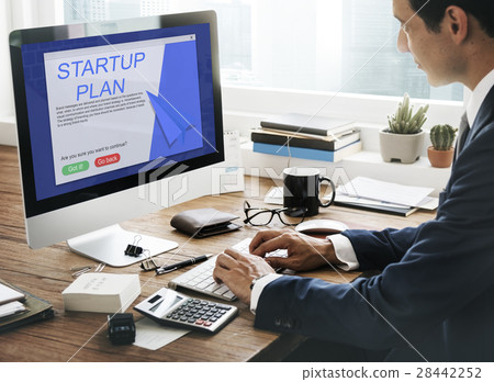 Business Startup Plan Investment Concept 28442252