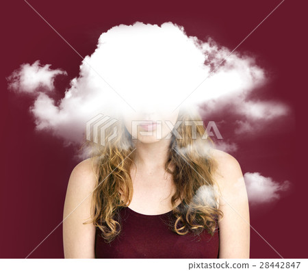 Cloud Hidden Dilemma Depression Bliss 28442847
