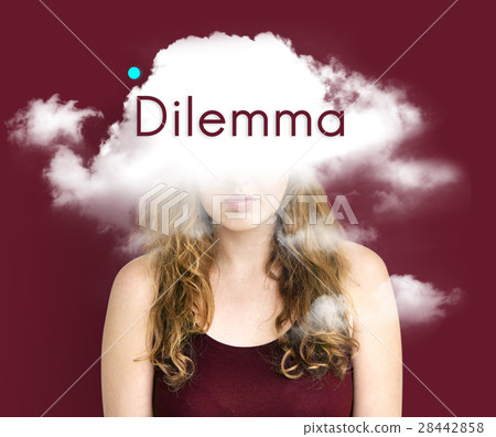 Cloud Hidden Dilemma Depression Bliss 28442858