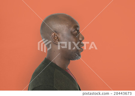 African Descent Man Side Shot Concept African Descent Man Side Shot Concept 28443673