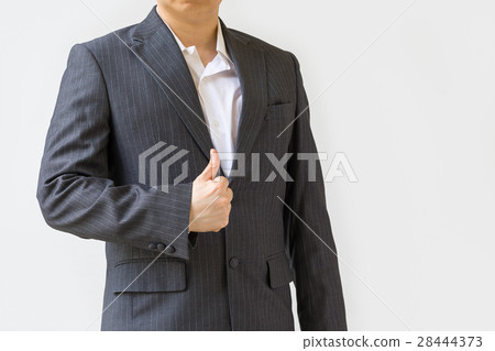 Businessman Showing Thumb Up as Concept of Success 28444373
