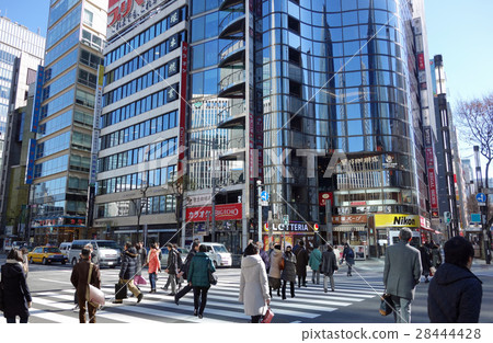 Sukiyabashi Crossing in Chuo-ku, Tokyo Sukiyabashi Crossing in Chuo-ku, Tokyo 28444428