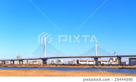 Metropolitan Expressway Central Ring Line Cherry Harp Bridge Metropolitan Expressway Central Ring Line Cherry Harp Bridge 28444890