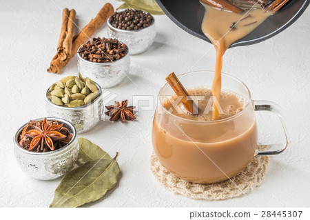  柴印度奶茶香草茶與柴印度牛奶 28445307