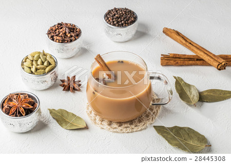  柴印度奶茶香草茶與柴印度牛奶 28445308