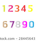 Arabic Number vector. 28445643