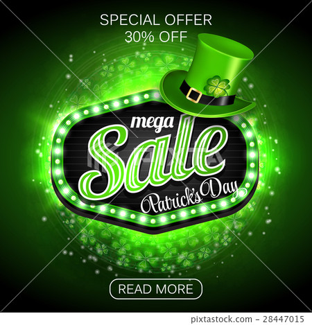 Green Poster, Banner or Flyer design of mega Sale Green Poster, Banner or Flyer design of mega Sale 28447015