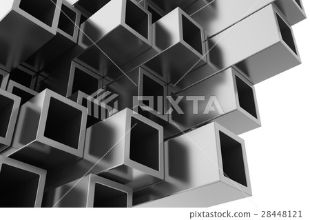 Gray metallic pipes 28448121