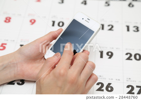 日曆和智慧型手機 28448760