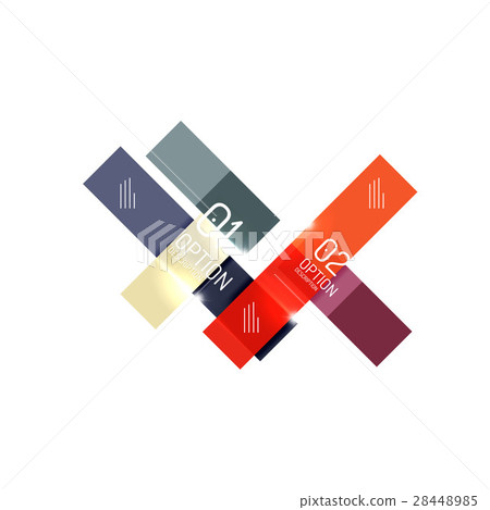 Infographics geometric business template Infographics geometric business template 28448985