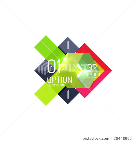 Infographics geometric business template Infographics geometric business template 28448993