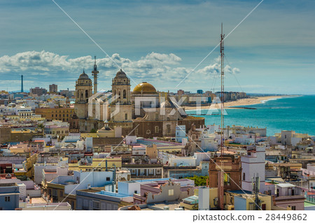 Panorama of Cadiz, Spain 28449862