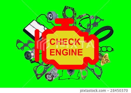 Check engine light symbol Check engine light symbol 28450370