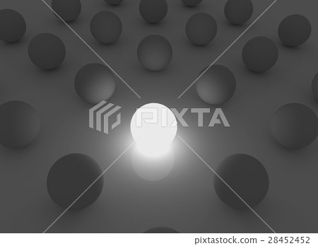 Abstract spheres unique concept. 28452452