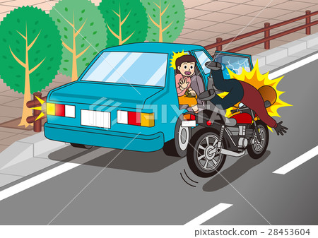 Automobile door opening accident Automobile door opening accident 28453604