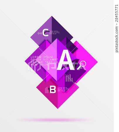 Geometric abstract background with option 28455771