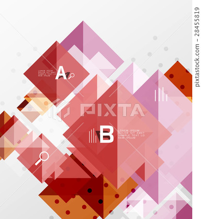 Vector square abstract background 28455819