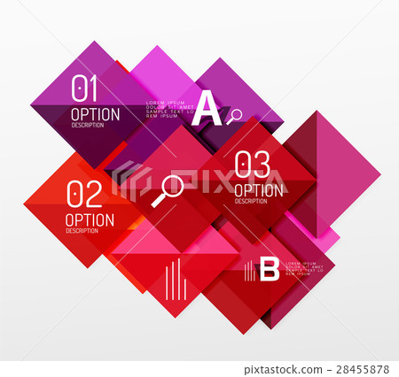Vector square abstract background 28455878