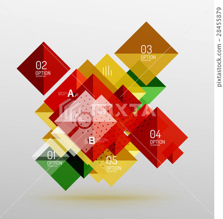 Vector square abstract background 28455879