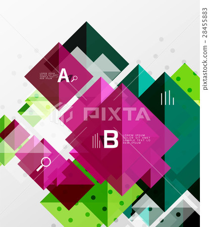 Vector square abstract background 28455883