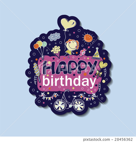 Poster for the birthday greetings. Poster for the birthday greetings. 28456362