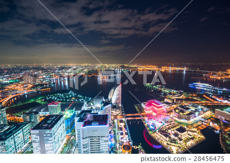 [神奈川縣]橫濱港未來夜景 28456475
