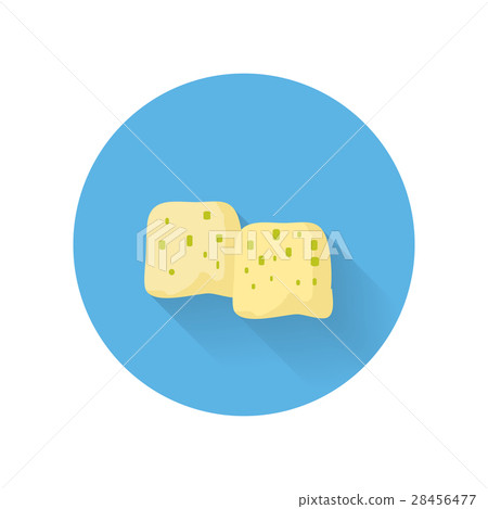Moldy Cheese Flat Style Vector Icon   28456477