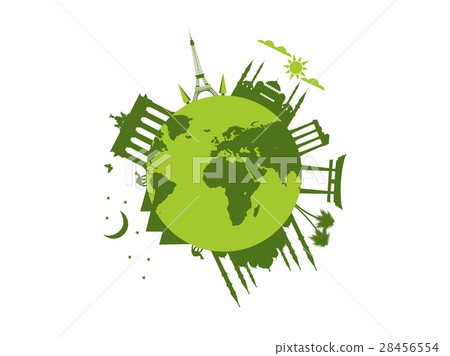 Planet Earth. World landmarks of architecture. 28456554