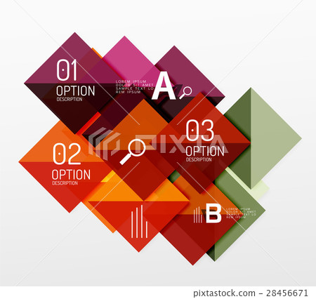 Square infographic banner. 28456671