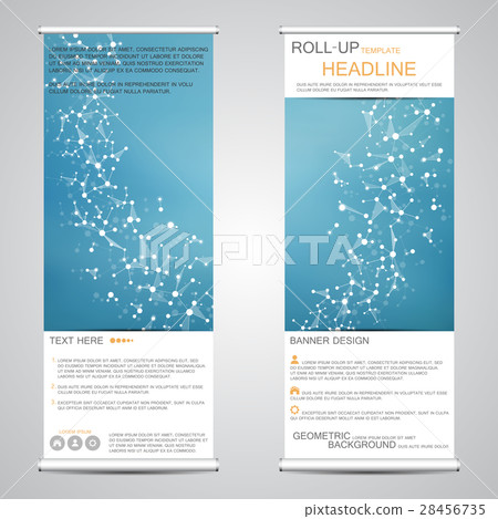 Roll-up banner stands for presentation and Roll-up banner stands for presentation and 28456735