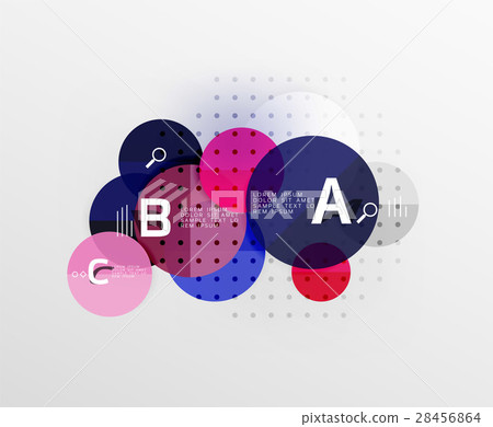 Colorful glossy circle infographics 28456864