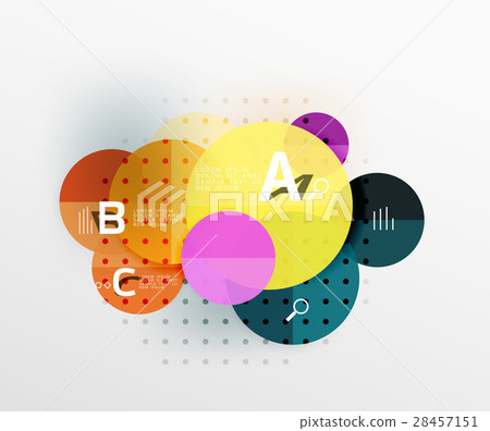 Colorful glossy circle infographics Colorful glossy circle infographics 28457151
