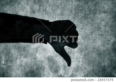man giving a thumbs-down sign 28457374