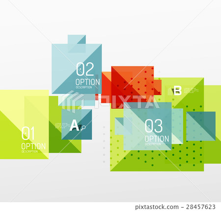 Vector square abstract background 28457623