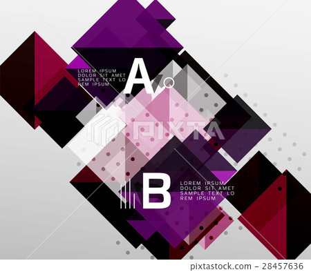 Vector square abstract background 28457636