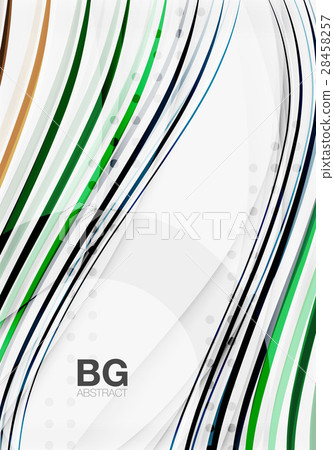 Colorful vector stripes on grey 28458257