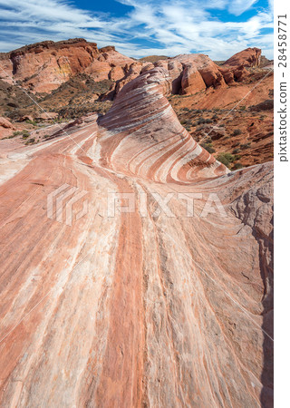Fire Wave in Valley of Fire Fire Wave in Valley of Fire 28458771
