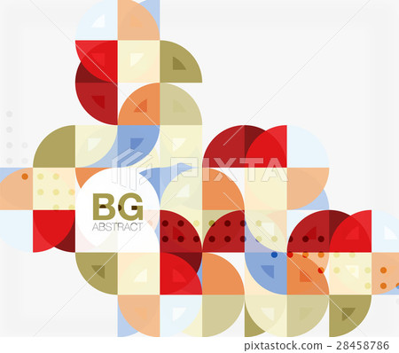 Modern elegant geometric circles abstract Modern elegant geometric circles abstract 28458786
